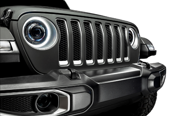 Oracle Oculus Bi-Led Projector Headlights For Jl / Gladiator Jt, Graphite Metallic Bezel | 18-21 Oracle Oculus Bi-Led Projector Headlights For Jl / Gladiator Jt, Graphite Metallic Bezel | 18-21