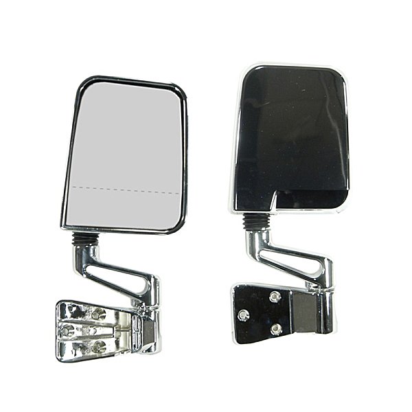 Rugged Ridge Door Mirror Kit, Dual Focal Point, Chrome, Pair | 1987-2002 Jeep Wrangler TJ & Rugged Ridge Door Mirror Kit, Dual Focal Point, Chrome, Pair | 1987-2002 Jeep Wrangler TJ &
