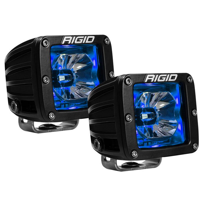 Rigid Industries Radiance Pod Led Lights, Blue, Pair, RIG-20201 Rigid Industries Radiance Pod Led Lights, Blue, Pair, RIG-20201