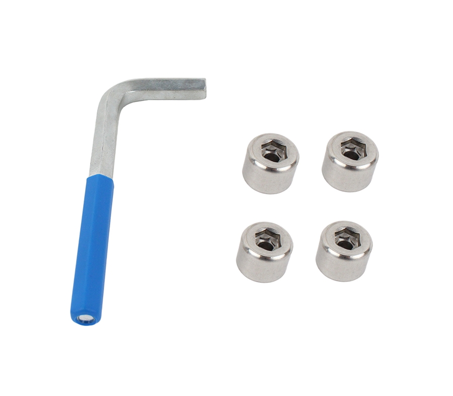 Kentrol Anti-Theft Door Nuts, 4 Piece | 1997-2006 Jeep Wrangler TJ & Unlimited TJL, 30711 Kentrol Anti-Theft Door Nuts, 4 Piece | 1997-2006 Jeep Wrangler TJ & Unlimited TJL, 30711