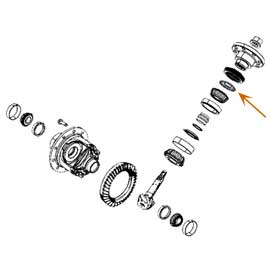 Mopar Drive Pinion Slinger Pre-Load | 2000-2006 Jeep Wrangler TJ, 4031974-M Mopar Drive Pinion Slinger Pre-Load | 2000-2006 Jeep Wrangler TJ, 4031974-M