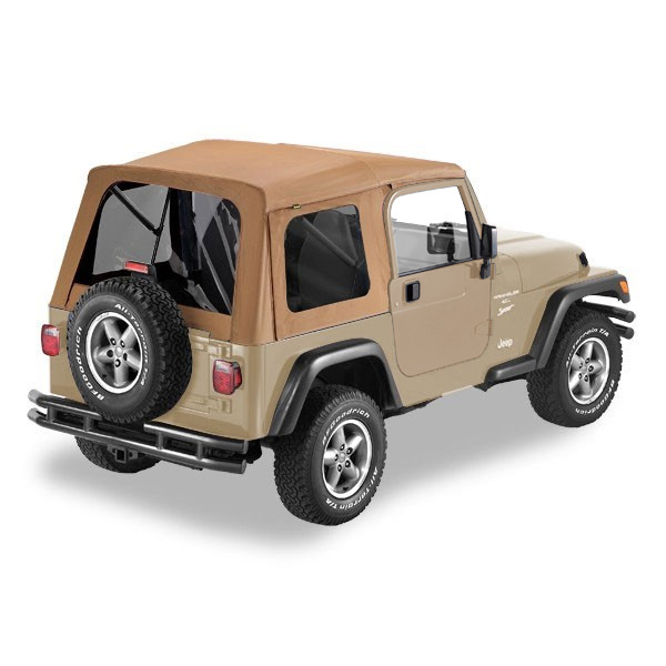 Bestop Supertop With Tinted Rear Windows, No Doors, Complete Soft Top | 1997-2006 Jeep Wrangler TJ,