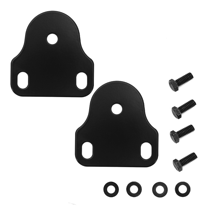 Rugged Ridge Interior Windshield Brackets, Black, Pair | 1976-1995 Jeep CJ7, CJ7, CJ8, Wrangler YJ, Rugged Ridge Interior Windshield Brackets, Black, Pair | 1976-1995 Jeep CJ7, CJ7, CJ8, Wrangler YJ,