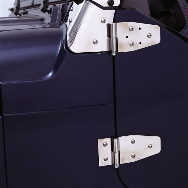 Rampage Full And Half Door Hinge Set, Stainless Steel, 4 Piece | 1987-2006 Jeep Wrangler TJ, Rampage Full And Half Door Hinge Set, Stainless Steel, 4 Piece | 1987-2006 Jeep Wrangler TJ,