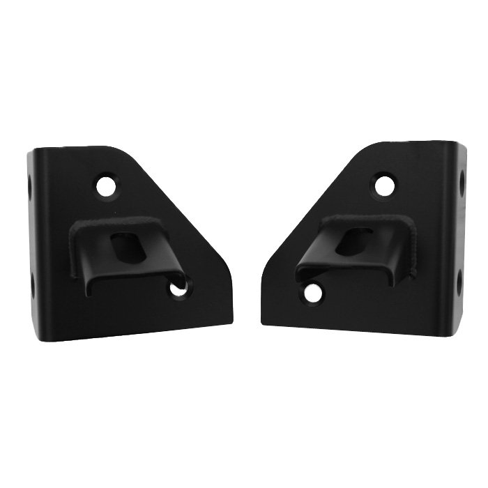 Rampage Windshield Light Mounting Bracket, Pair (Black) | 1976-1995 , 7609 Rampage Windshield Light Mounting Bracket, Pair (Black) | 1976-1995 , 7609