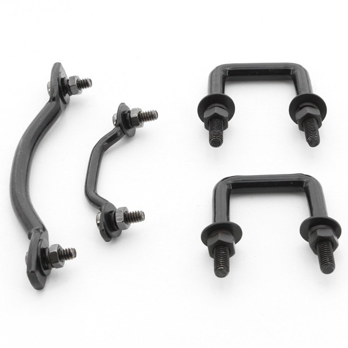 Jeep Rt Off-Road Windshield Tie Down Kit, Black | 1955-1995 , RT26022 Jeep Rt Off-Road Windshield Tie Down Kit, Black | 1955-1995 , RT26022