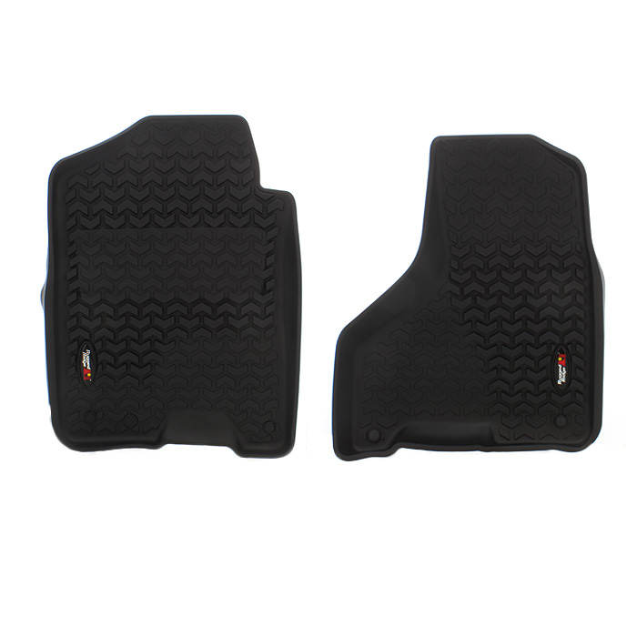 Rugged Ridge All Terrain Front Floor Liners, Black, Pair | 2010-2017 Dodge Ram 1500, 2500 & 3500 Rugged Ridge All Terrain Front Floor Liners, Black, Pair | 2010-2017 Dodge Ram 1500, 2500 & 3500