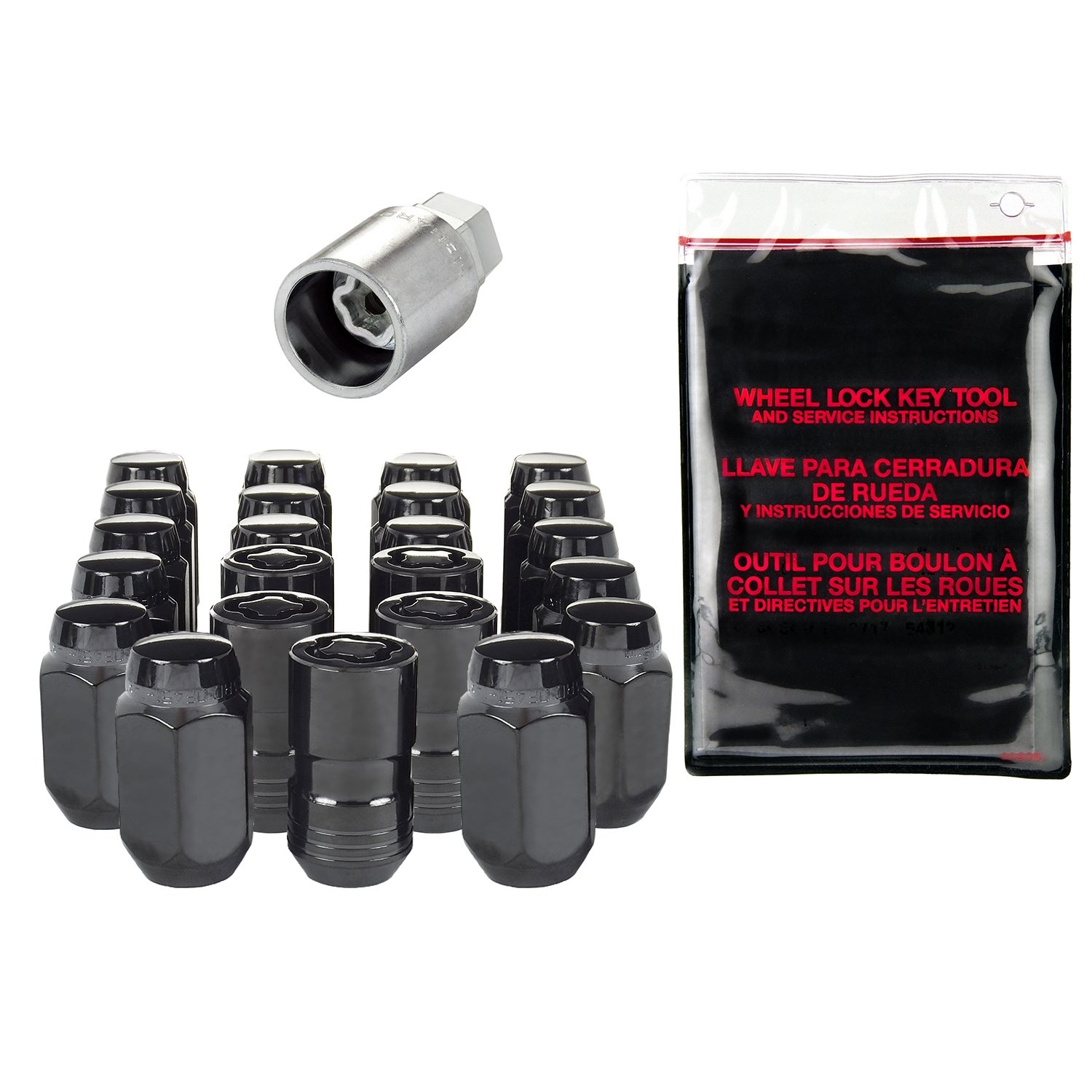 Mcgard Wheel Installation Kit, 23-Piece, M14X1.5, Black | 2018-2019 Jeep Wrangler JL & JLU, Mcgard Wheel Installation Kit, 23-Piece, M14X1.5, Black | 2018-2019 Jeep Wrangler JL & JLU,