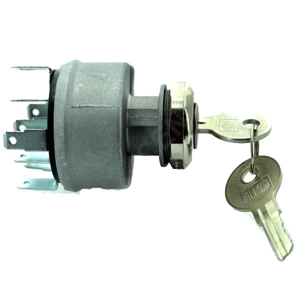 Omix Ignition Lock & Cylinders W/ Keys | 66-69 CJ w/ Push Terminals (New), 947399