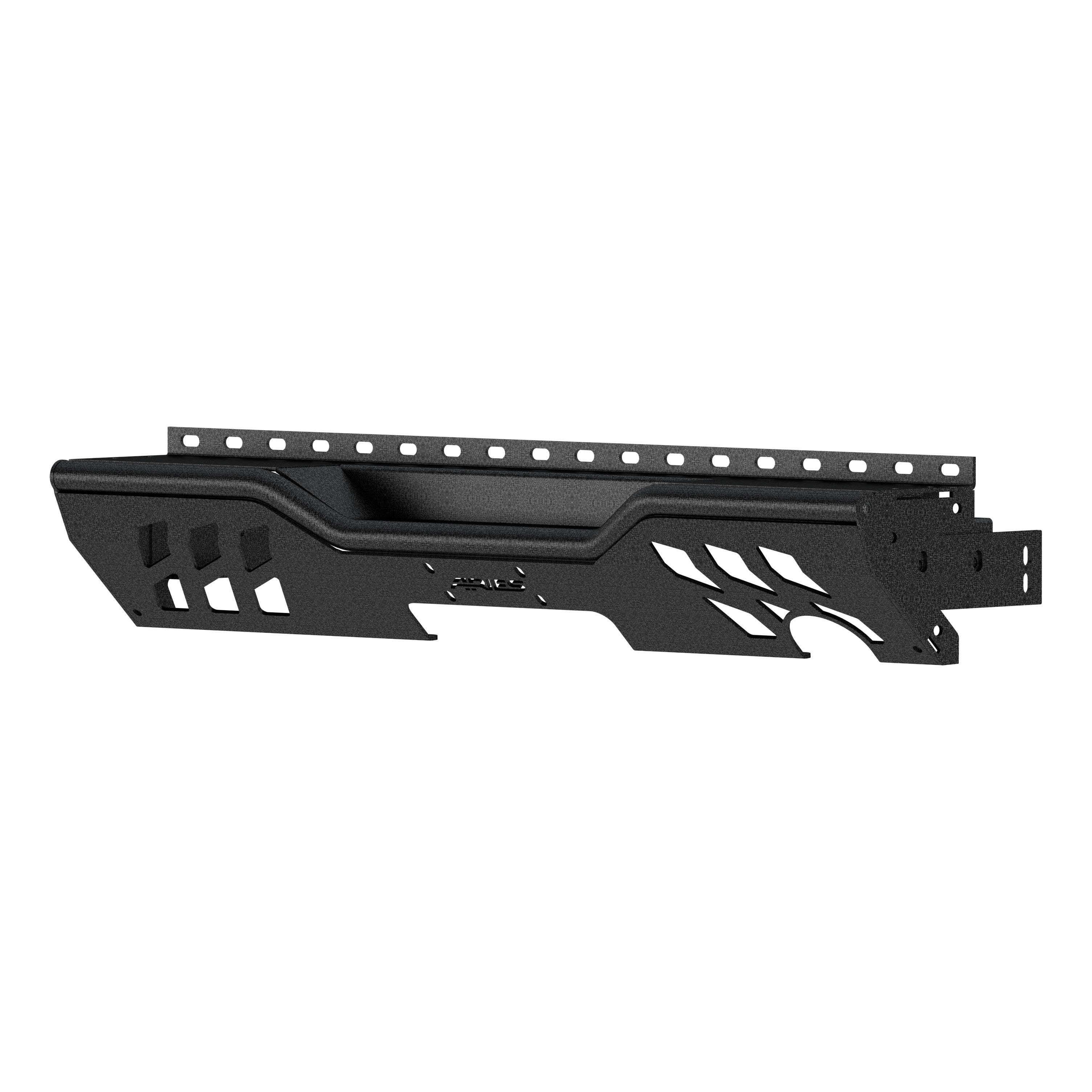 Aries Trailchaser Rear Bumper, Center Section, Textured Black | 2007-2018 Jeep Wrangler JK & Aries Trailchaser Rear Bumper, Center Section, Textured Black | 2007-2018 Jeep Wrangler JK &
