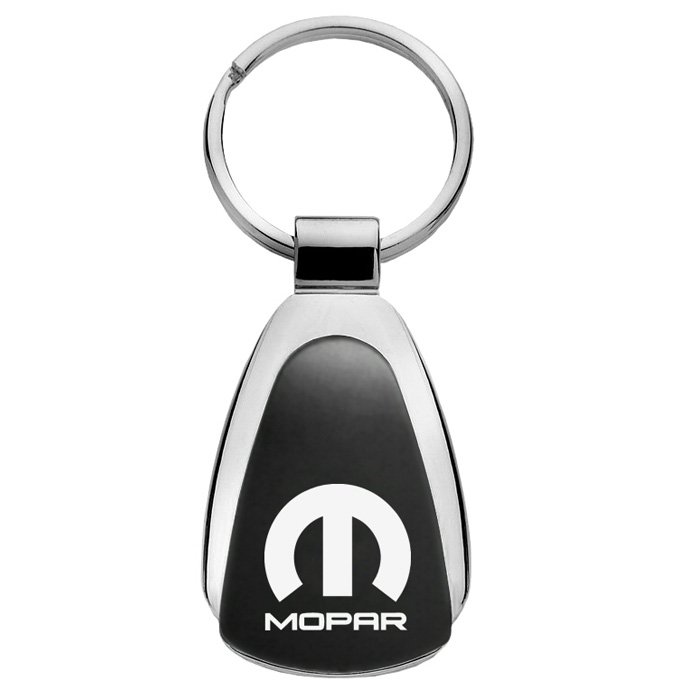 Au-Tomotive Gold Teardrop Keychain With Mopar Logo, Black, AGI-KCKMOP Au-Tomotive Gold Teardrop Keychain With Mopar Logo, Black, AGI-KCKMOP