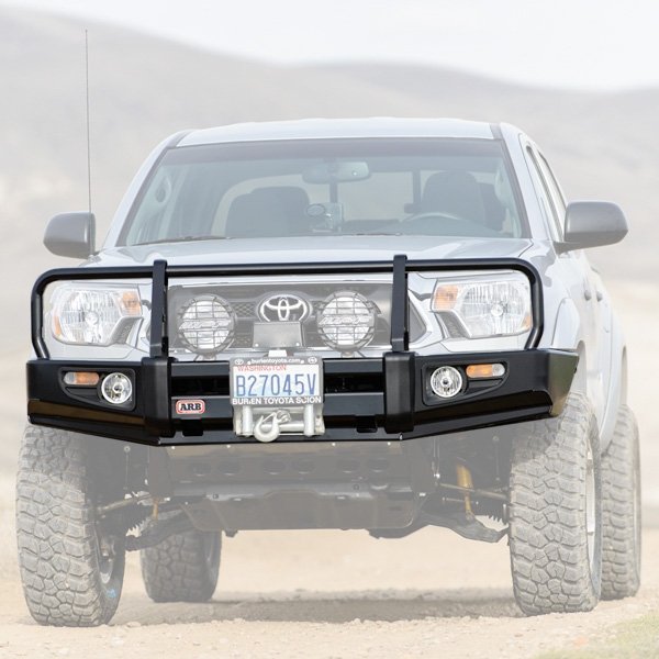 Arb Deluxe Winch Bar Bumper, Steel Powder Coat Black | 2012-2015 Toyota Tacoma, ARB-3423140 Arb Deluxe Winch Bar Bumper, Steel Powder Coat Black | 2012-2015 Toyota Tacoma, ARB-3423140