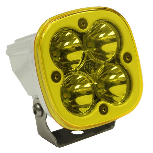 Baja Designs Squadron Sport Spot Beam Led Light, White With Amber Lens, Sold Individually, Baja Designs Squadron Sport Spot Beam Led Light, White With Amber Lens, Sold Individually,