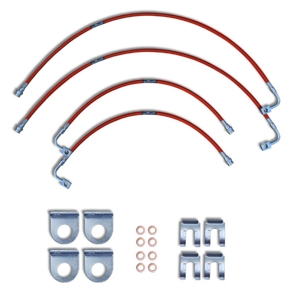 Crown Performance Extended Brake Lines Kit 0-1 Crown Performance Extended Brake Lines Kit 0-1