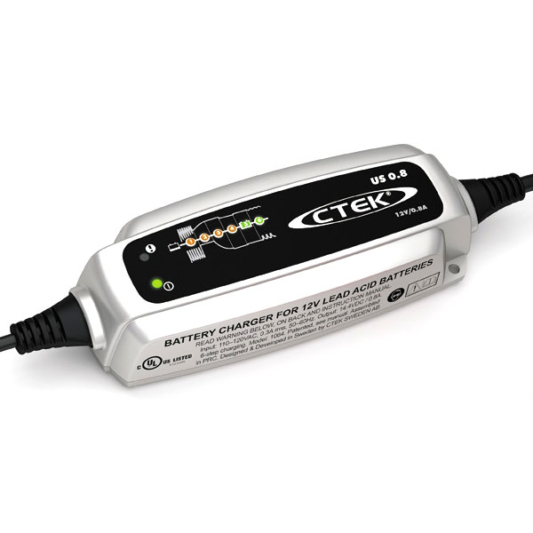 Ctek Us 0.8 12V Battery Charger, CTK-56-865 Ctek Us 0.8 12V Battery Charger, CTK-56-865