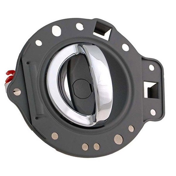 Dorman Rear Interior Door Handle, Left Side, Black With Chrome Lever | 2006-2010 Jeep Commander XK, Dorman Rear Interior Door Handle, Left Side, Black With Chrome Lever | 2006-2010 Jeep Commander XK,