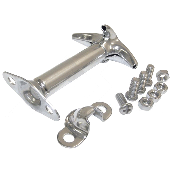 Rt Off-Road Hood Catch Kit, Left & Right | 1942-1986 Jeep CJ5, CJ7, CJ8 Scrambler, RT26005 Rt Off-Road Hood Catch Kit, Left & Right | 1942-1986 Jeep CJ5, CJ7, CJ8 Scrambler, RT26005