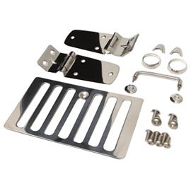 Rugged Ridge Hood Kit, Stainless Steel | 1998-2006 Jeep Wrangler TJ & Unlimited TJL, 7465 Rugged Ridge Hood Kit, Stainless Steel | 1998-2006 Jeep Wrangler TJ & Unlimited TJL, 7465