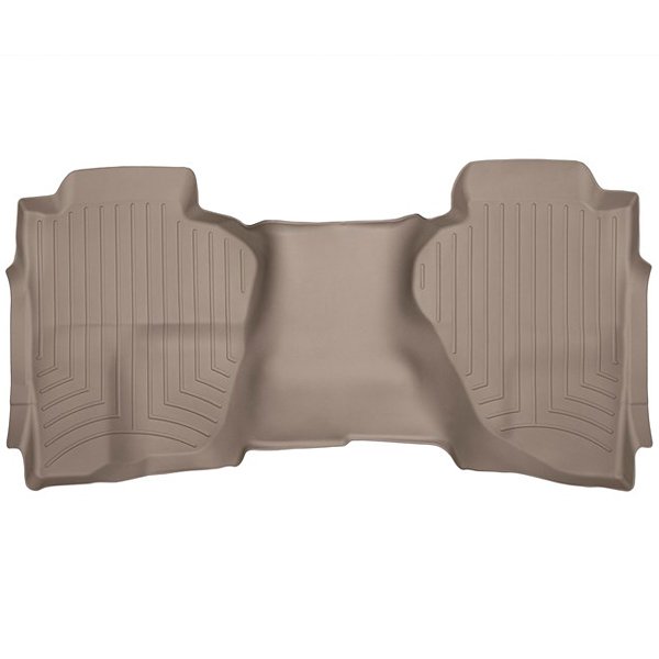 Weathertech Digitalfit Rear Floorliner, 1 Piece, Tan | 2014-2015 Chevrolet Silverado 1500-Double Weathertech Digitalfit Rear Floorliner, 1 Piece, Tan | 2014-2015 Chevrolet Silverado 1500-Double