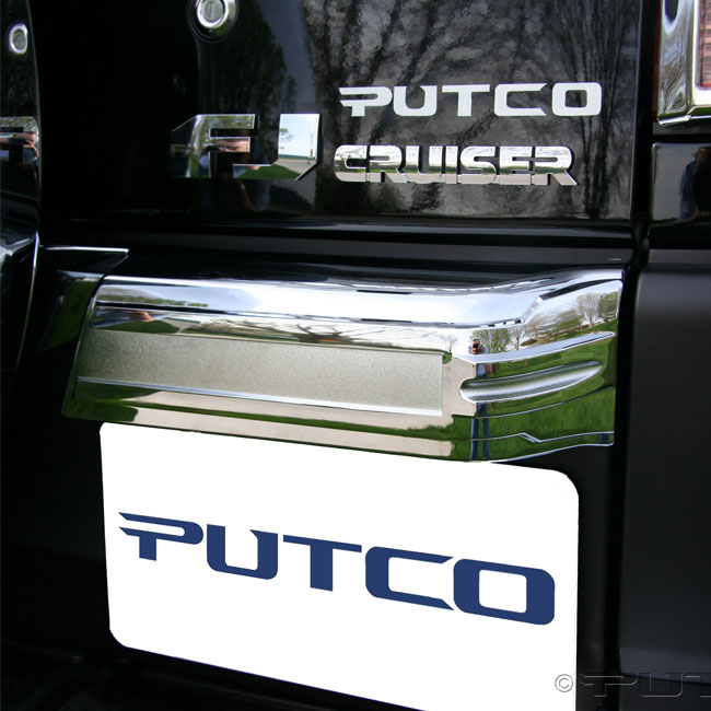 Putco Rear License Plate Frame, Chrome | 2007-2015 Toyota FJ Cruiser, PTC-403634