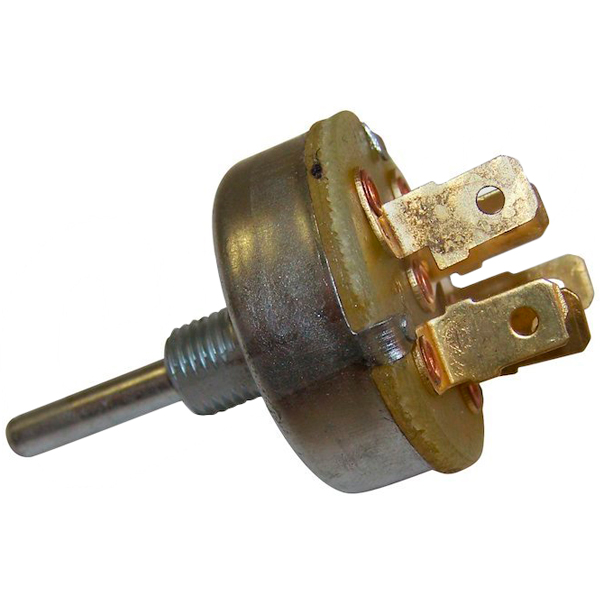 Crown Windshield Wiper Switch For 3 Wire Windshield Wiper Motor | 1968-1982 Jeep CJ5, CJ6, CJ7, CJ8 Crown Windshield Wiper Switch For 3 Wire Windshield Wiper Motor | 1968-1982 Jeep CJ5, CJ6, CJ7, CJ8