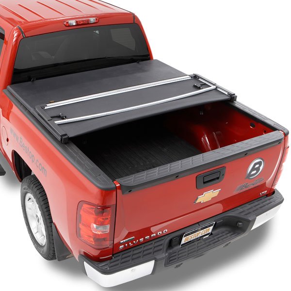 Bestop Ez Fold Soft Tonneau Black, 6.5' | 2007-2013 Chevrolet /GMC Silverado/Sierra 6.5' Bed*, Bestop Ez Fold Soft Tonneau Black, 6.5' | 2007-2013 Chevrolet /GMC Silverado/Sierra 6.5' Bed*,