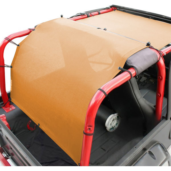 Spiderwebshade Trailmesh Shade Top-Orange 2-Piece | 1997-2006 Jeep Wrangler TJ & Wrangler Unlimited Spiderwebshade Trailmesh Shade Top-Orange 2-Piece | 1997-2006 Jeep Wrangler TJ & Wrangler Unlimited