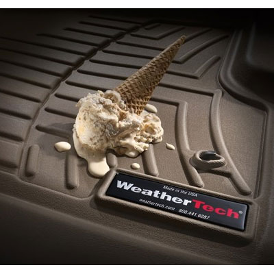 Weathertech Digitalfit Front & Rear Floor Liner Kit, Black | 2011-2012 Jeep Grand Cherokee WK,
