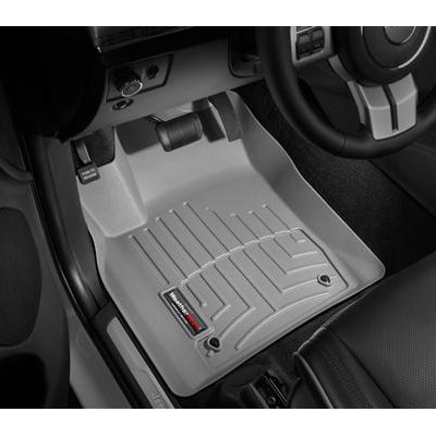 Weathertech Digitalfit Front & Rear Floor Liner Kit, Grey | 2011-2012 Jeep Grand Cherokee WK, Weathertech Digitalfit Front & Rear Floor Liner Kit, Grey | 2011-2012 Jeep Grand Cherokee WK,