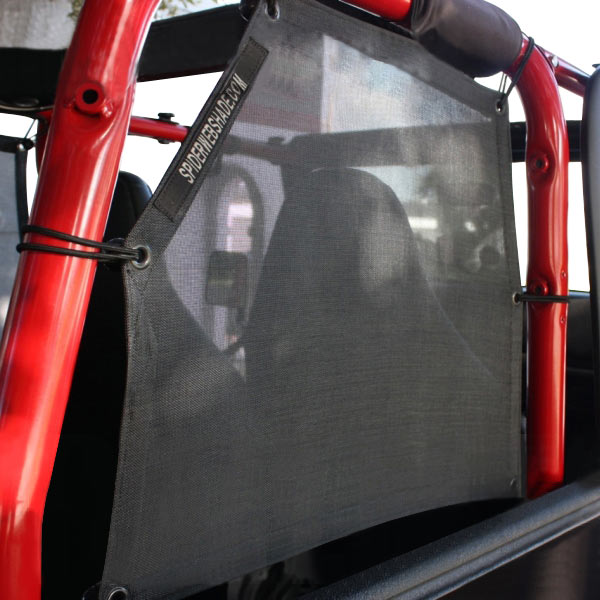 Spiderwebshade Trailmesh Spidersides, Black 2-Piece | 1997-2006 Jeep Wrangler TJ, SW1-SPIDERSIDES-TM Spiderwebshade Trailmesh Spidersides, Black 2-Piece | 1997-2006 Jeep Wrangler TJ, SW1-SPIDERSIDES-TM