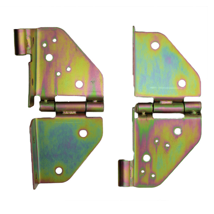 Omix Windshield Hinge Set, Bare Metal, Pair | 1976-1986 Jeep CJ5, CJ7, CJ8 Scrambler, 5462426 Omix Windshield Hinge Set, Bare Metal, Pair | 1976-1986 Jeep CJ5, CJ7, CJ8 Scrambler, 5462426