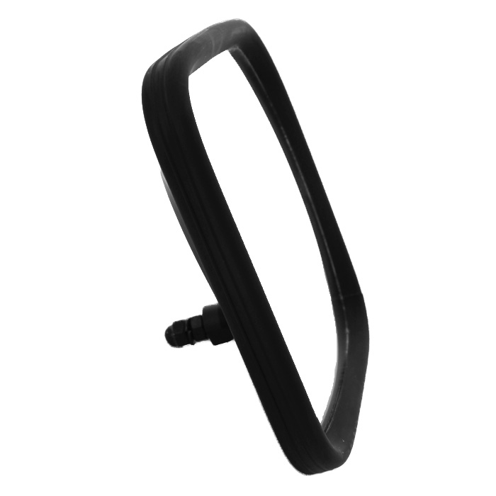 Rugged Ridge Square Mirror Head With Convex Glass, Black (Right Side Or Left Side) | 1955-1986 Jeep Rugged Ridge Square Mirror Head With Convex Glass, Black (Right Side Or Left Side) | 1955-1986 Jeep