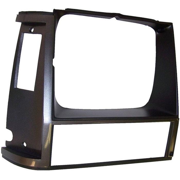 Crown Headlight Bezel, Front Right Side, Gray | 1984-1990 Jeep Cherokee XJ, Jeep Comanche MJ, Crown Headlight Bezel, Front Right Side, Gray | 1984-1990 Jeep Cherokee XJ, Jeep Comanche MJ,