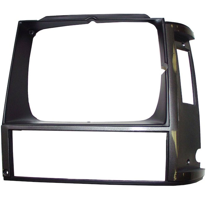 Crown Headlight Bezel, Front Left Side, Gray | 1984-1990 Jeep Cherokee XJ, Jeep Comanche MJ, Crown Headlight Bezel, Front Left Side, Gray | 1984-1990 Jeep Cherokee XJ, Jeep Comanche MJ,