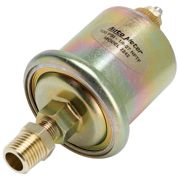 Auto Meter Replacement Oil Press Sender 100 Psi, AMG-2242