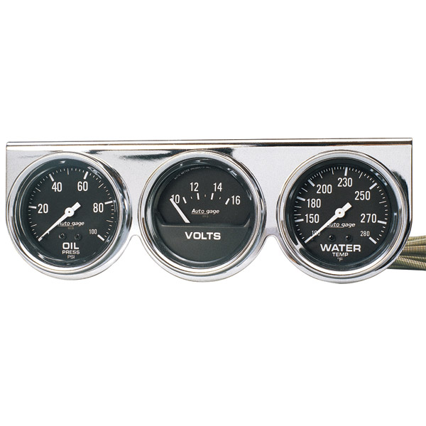 Auto Meter Analog, Auto Gage Console, 2 5/8