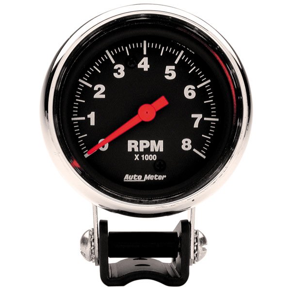 Auto Meter Mini Tachometer Chrome, AMG-2893
