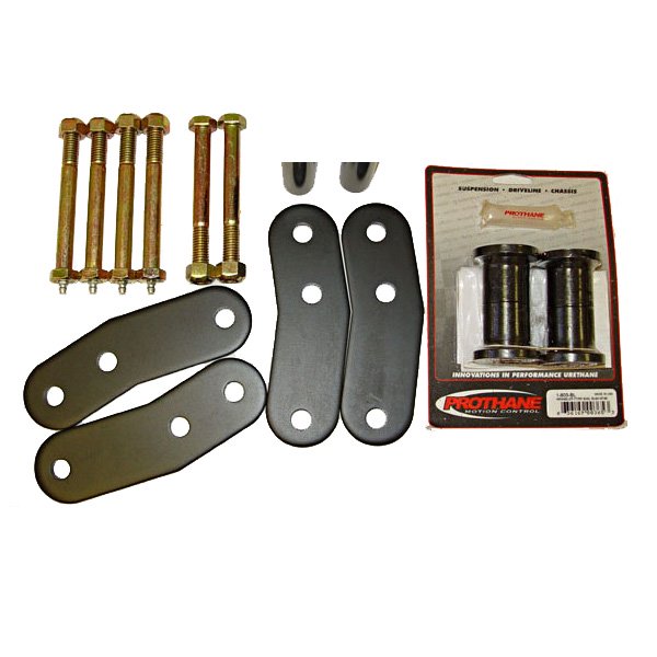 Rugged Ridge Heavy Duty Rear Shackles, Greaseable With Black Bushings, Pair, Suspension Parts Rugged Ridge Heavy Duty Rear Shackles, Greaseable With Black Bushings, Pair, Suspension Parts