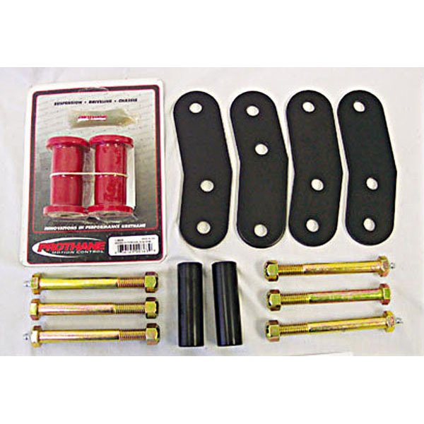 Rugged Ridge Heavy Duty Rear Shackles, Greaseable With Red Bushings, Pair, Suspension Parts Rugged Ridge Heavy Duty Rear Shackles, Greaseable With Red Bushings, Pair, Suspension Parts