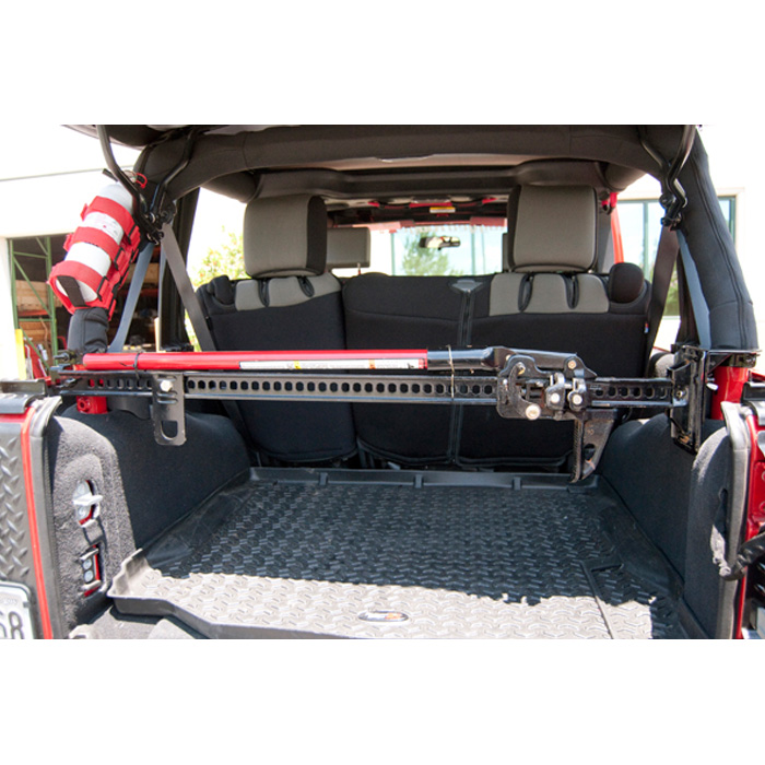 Rugged Ridge Off Road Jack Roll Bar Mounting Bracket | 1992-2017 Jeep Wrangler JK, TJ, YJ, 11586.02 Rugged Ridge Off Road Jack Roll Bar Mounting Bracket | 1992-2017 Jeep Wrangler JK, TJ, YJ, 11586.02