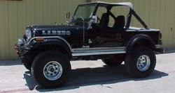 Phoenix Graphix Decal Laredo Kit With Hood & Side Stripe, Brown/gold | 1980 Jeep CJ5, CJ7 Laredo,