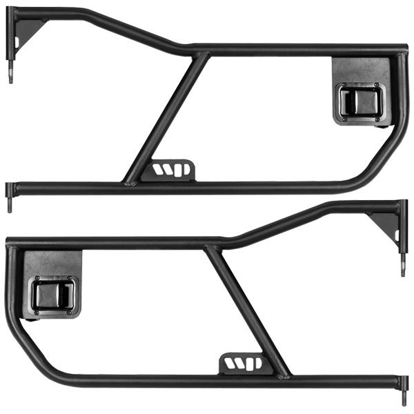 Warrior Products Front Adventure Tube Doors (Pair) With Paddle Handles, 4 Door | 1997-2001 Jeep