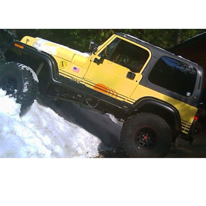 Bushwacker Extend-A-Fender Without Steps, Black, Paintable | 1987-1995 Jeep Wrangler YJ, BSW-1090311 Bushwacker Extend-A-Fender Without Steps, Black, Paintable | 1987-1995 Jeep Wrangler YJ, BSW-1090311