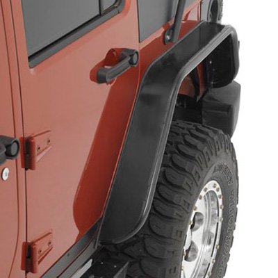 Warrior Rear Tube Flares, 12 Gauge Smooth Black Steel, Pair | 2007-2017 Jeep Wrangler Unlimited JK, Warrior Rear Tube Flares, 12 Gauge Smooth Black Steel, Pair | 2007-2017 Jeep Wrangler Unlimited JK,