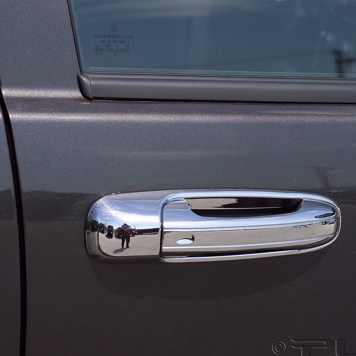 Putco Door Handle Covers W/o Passenger Keyhole & Includes Rear Hatch Handle W/o Rear Hatch Keyhole