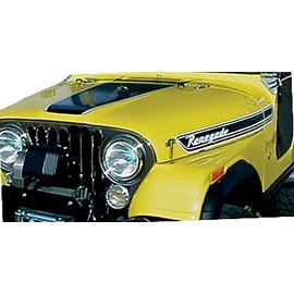 Phoenix Graphix Decal Renegade Hood/cowl Stripe, Black | 1974-1975 Jeep CJ5, Renegade, 7475JRG-BLACK Phoenix Graphix Decal Renegade Hood/cowl Stripe, Black | 1974-1975 Jeep CJ5, Renegade, 7475JRG-BLACK