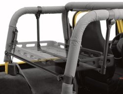 Highrock 4X4 Lower Cargo Rack Bracket, Black (Rack Tray Sold Separately) | 1992-2002 Jeep Wrangler Highrock 4X4 Lower Cargo Rack Bracket, Black (Rack Tray Sold Separately) | 1992-2002 Jeep Wrangler