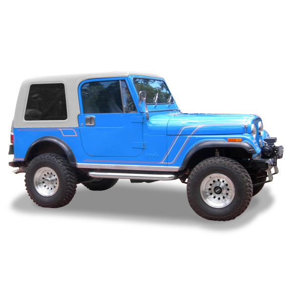 Rally Tops 1 Piece Hardtop, White | 1976-1986 Jeep CJ7, RHT-CJ7HT-W Rally Tops 1 Piece Hardtop, White | 1976-1986 Jeep CJ7, RHT-CJ7HT-W