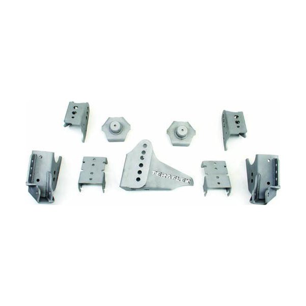 Teraflex Axle Bracket Kit, Rear | 2007-2017 Jeep Wrangler JK & Wrangler Unlimited JK (Rubicon), Teraflex Axle Bracket Kit, Rear | 2007-2017 Jeep Wrangler JK & Wrangler Unlimited JK (Rubicon),