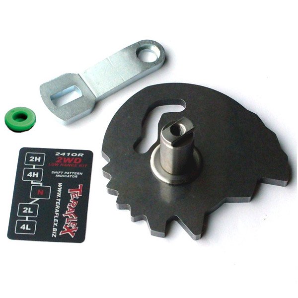 Teraflex 2Low Shift Sector Kit With Shift Lever For 241Or | 2003-2006 Jeep Wrangler TJ-Rubicon Teraflex 2Low Shift Sector Kit With Shift Lever For 241Or | 2003-2006 Jeep Wrangler TJ-Rubicon